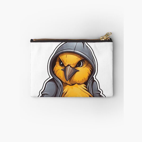 Item preview, Genial pájaro canario con ropa informal designed and sold by Sidewayanimals.