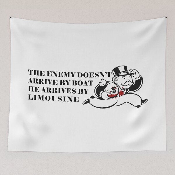 Item preview, The enemy doesn't arrive by boat he arrives by limousine designed and sold by remerasnerdas.