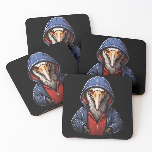Item preview, Cool Cassowary in casual clothing designed and sold by Sidewayanimals.