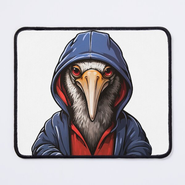 Item preview, Cool Cassowary in casual clothing designed and sold by Sidewayanimals.