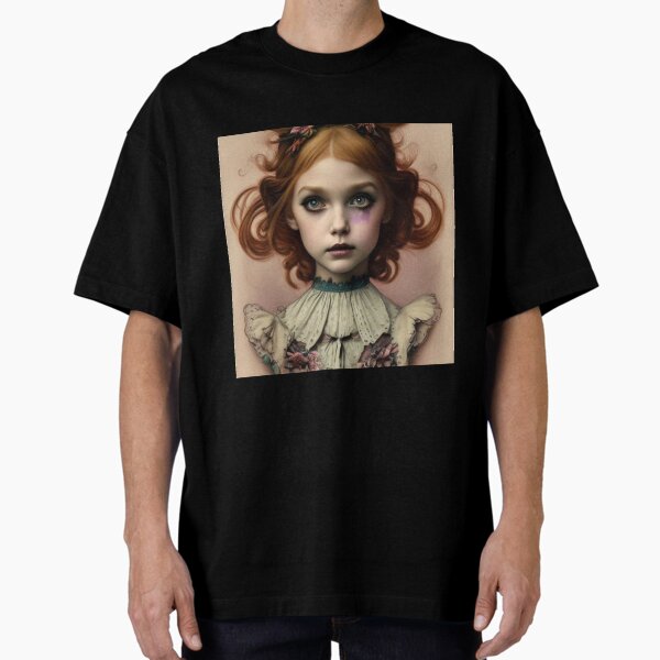 Item preview, cute victorian girl with frilly dress designed and sold by violetheavensky.