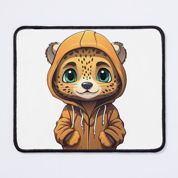 Item preview, Cool Cheetah in casual clothing designed and sold by Sidewayanimals.