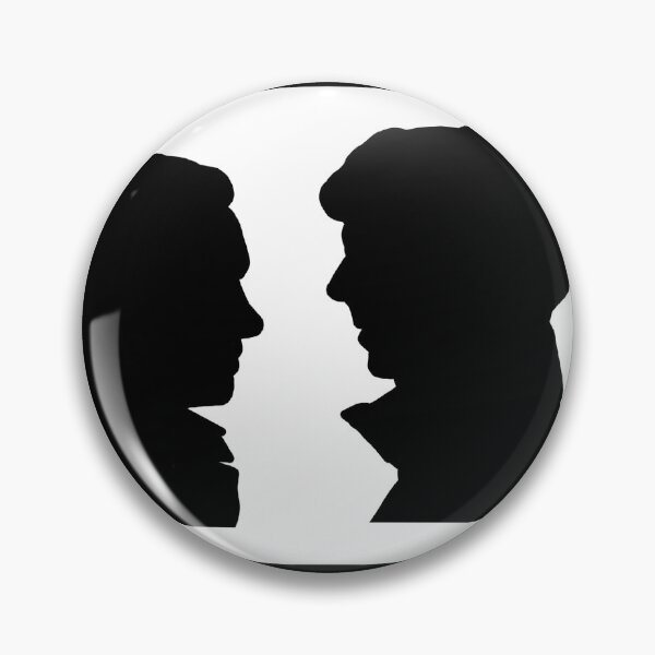 Item preview, John and Sherlock romantic silhouette    designed and sold by Hannahrose96.