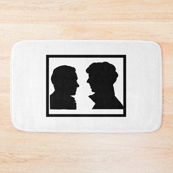 Item preview, John and Sherlock romantic silhouette    designed and sold by Hannahrose96.