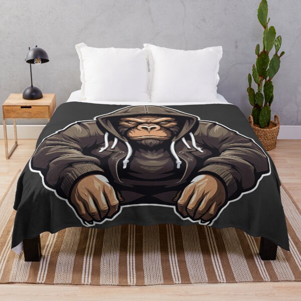 Item preview, Cool Chimpanzee in casual clothing designed and sold by Sidewayanimals.