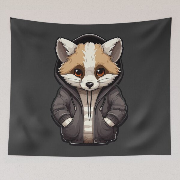 Item preview, Cool Civet in casual clothing designed and sold by Sidewayanimals.