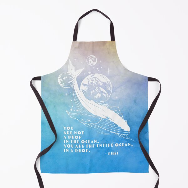 Item preview, Cosmic Aesthetic Rumi Quote - You are not a drop in the ocean. You are the entire ocean, in a drop. designed and sold by Trish Dish.