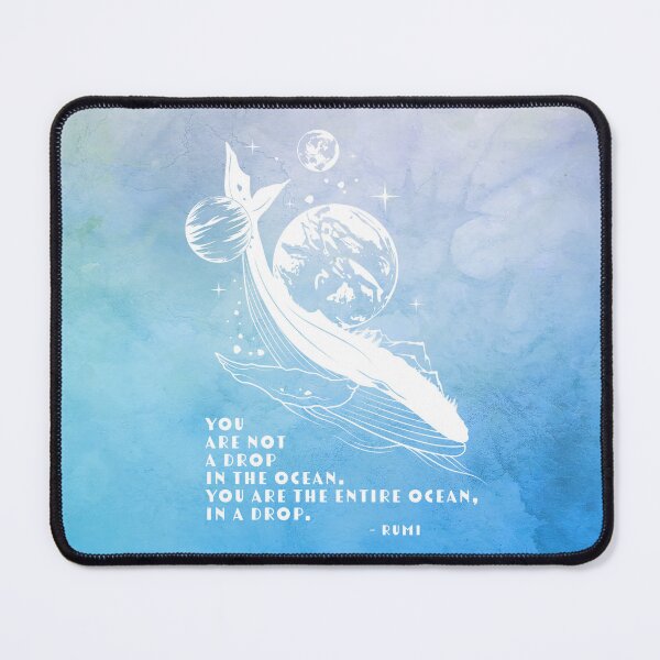 Item preview, Cosmic Aesthetic Rumi Quote - You are not a drop in the ocean. You are the entire ocean, in a drop. designed and sold by Trish Dish.