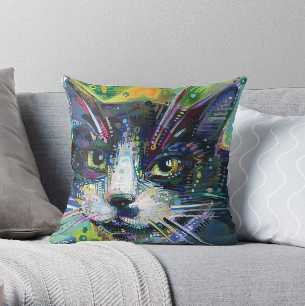 Item preview, Throw Pillow designed and sold by gwennpaints.
