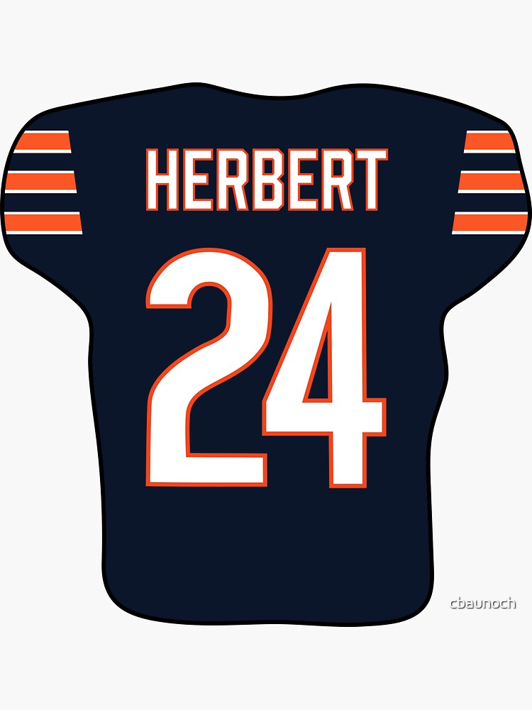 Khalil Herbert Jersey' Sticker for Sale by cbaunoch