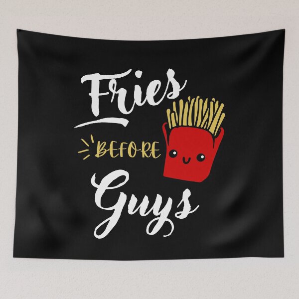 Aperçu de l'œuvre Frites avant les gars - dessin animé de frites créée et vendue par MoovikaStore.