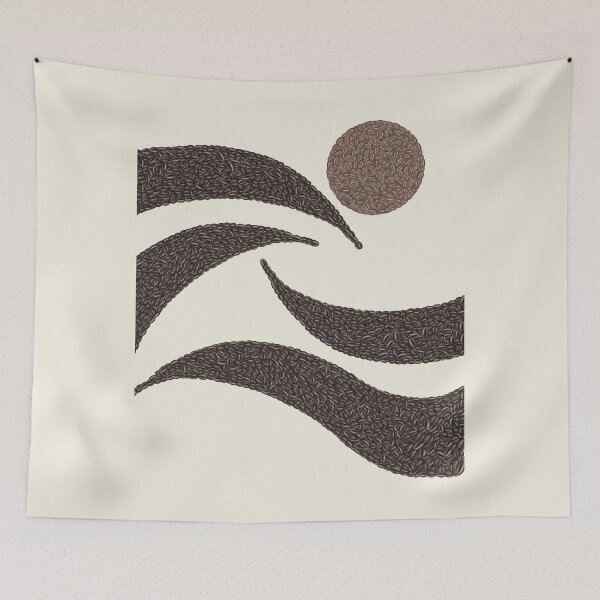 Item preview, Coffee Beans-Bean Bliss Sunrise- Coffee Bean Art- Coffee Gifts-Art Colory designed and sold by artcolory.