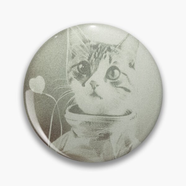 Item preview, Astronaut cat with balloons designed and sold by Melancholy & Whimsy.