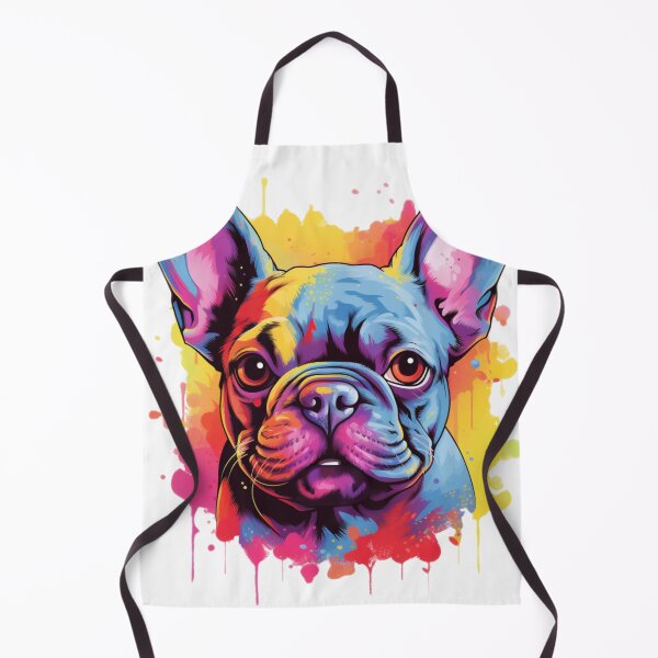 Artikelvorschau, Entzückendes farbenfrohes französisches Bulldoggen-Design entworfen und verkauft von happy-roars.