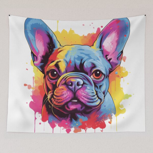 Item preview, Adorable colourful french buldog design designed and sold by happy-roars.