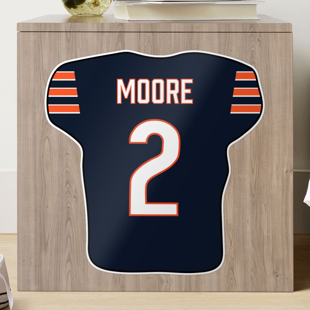 DJ Moore Jersey Sticker for Sale by cbaunoch