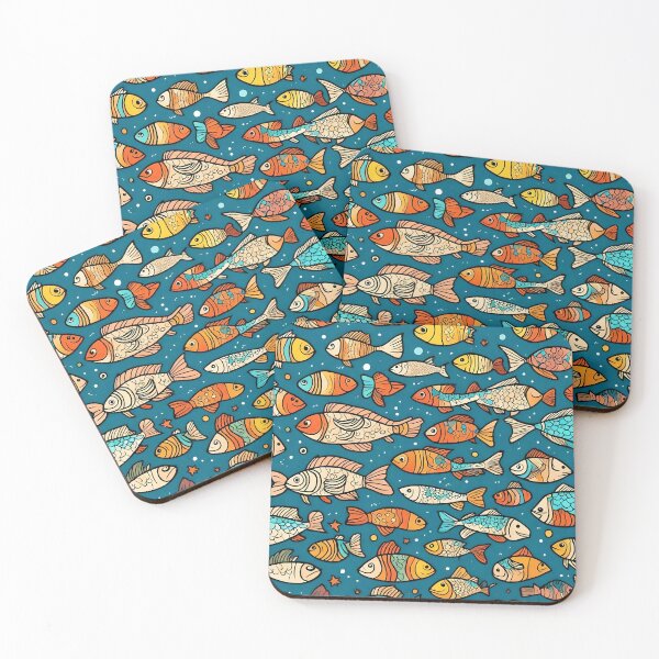 Item preview, school of fish designed and sold by TebyArt.