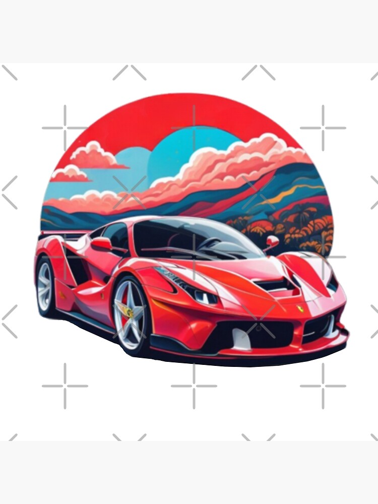 Poster Auto Ferrari