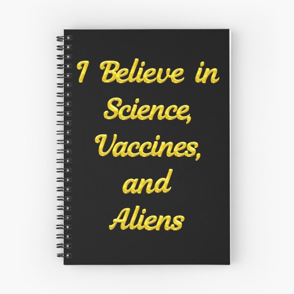 Item preview, I Believe in Science, Vaccines, and Aliens designed and sold by JOY STORE 45.