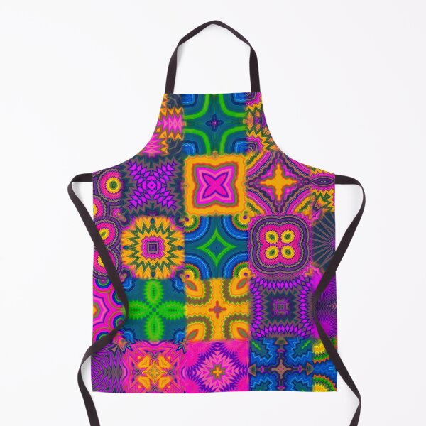 Item preview, Cool vibrant colorful cross hippie patchwork crazy quilt designed and sold by Coexist In Tee's .