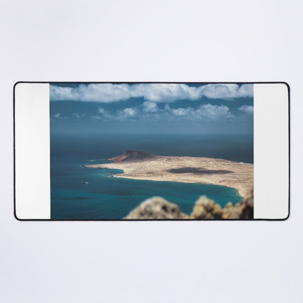 Item preview, La Graciosa Island Views from Lanzarote Mirador del Rio Canary Islands Spain designed and sold by SmileMoreAgain.