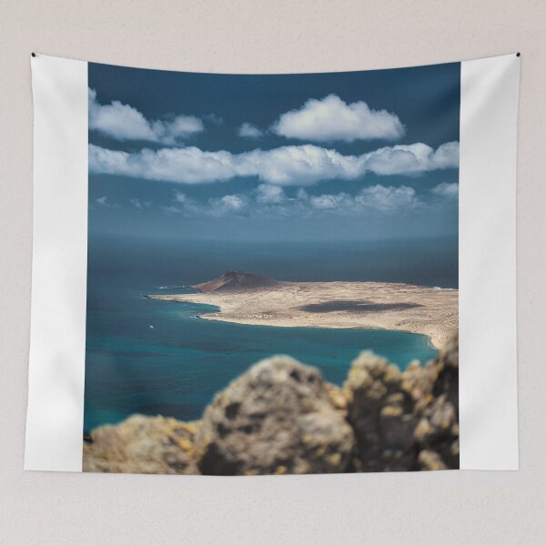 Item preview, La Graciosa Island Views from Lanzarote Mirador del Rio Canary Islands Spain designed and sold by SmileMoreAgain.