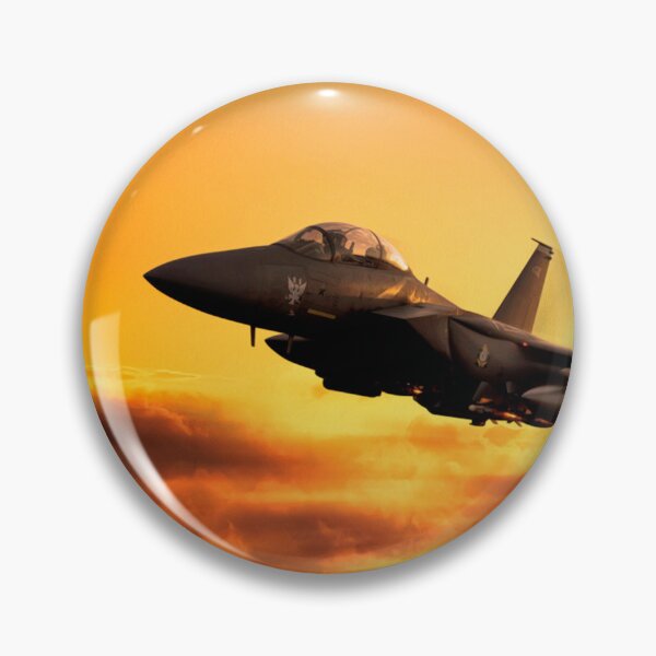 Item preview, USAF F-15E Strike Eagle flying at sunset designed and sold by Rodissimus1984.