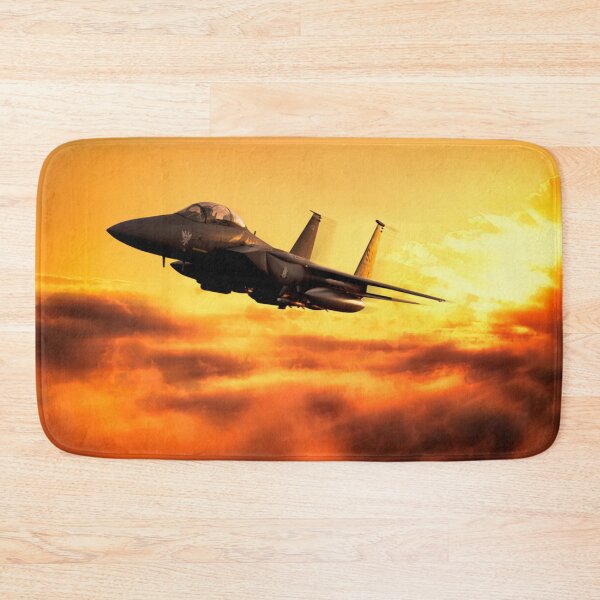 Item preview, USAF F-15E Strike Eagle flying at sunset designed and sold by Rodissimus1984.