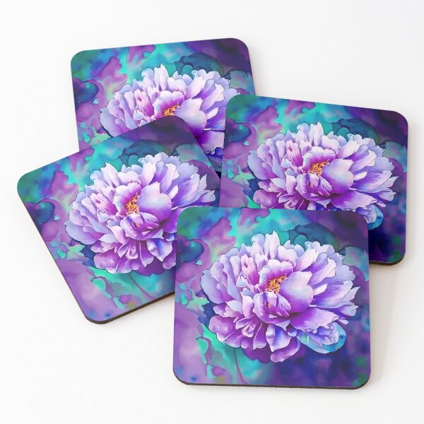 Item preview, Purple Peony designed and sold by myrbpix.