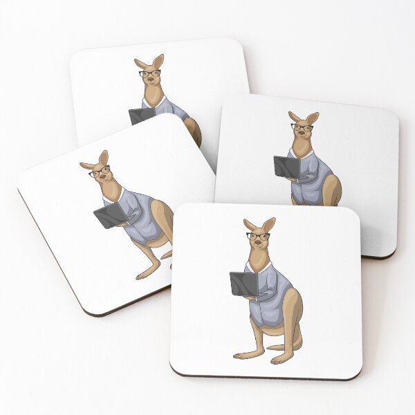 Item preview, Kangaroo Secretary Laptop Office designed and sold by Snabdesign84.