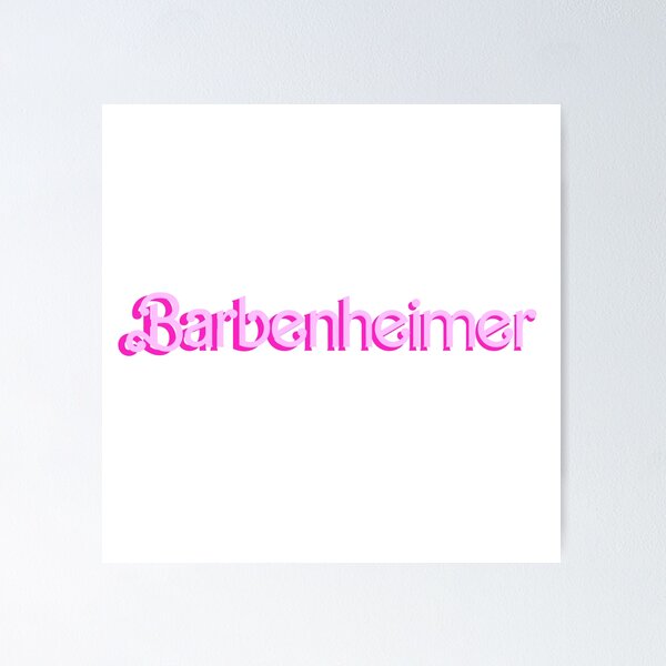Item preview, Barbenheimer pink  designed and sold by Badmoviesrus.