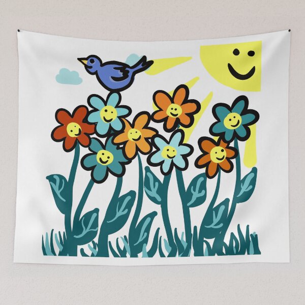 Item preview, Bird Flowers in the sunshine designed and sold by Adasha Knight.