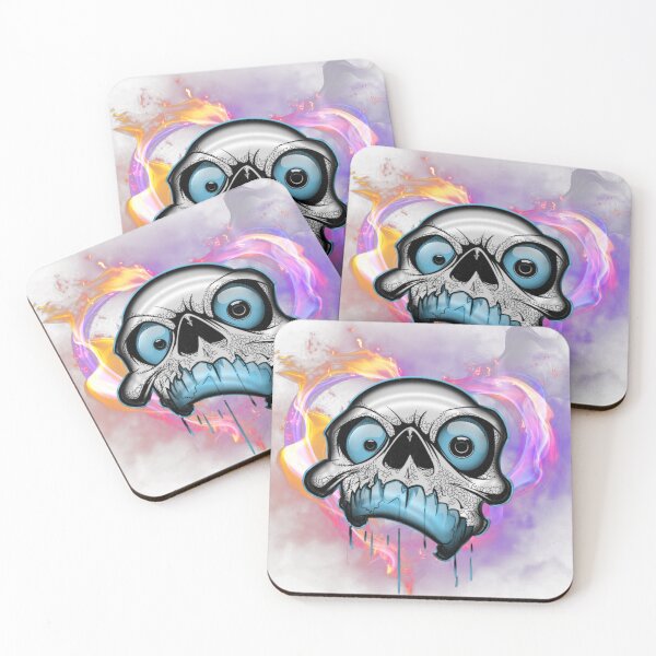Item preview, blue skull designed and sold by SIENIU.