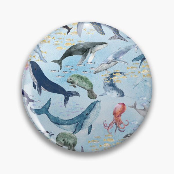 Item preview, Humpback Whales and Ocean Life designed and sold by BlueDoorStudio.