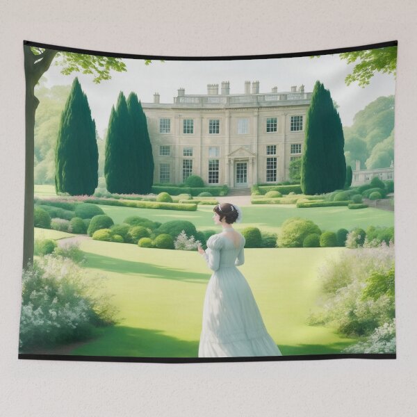 Item preview, Elizabeth Bennet Visit To Pemberley Pride And Prejudice Inspired Art designed and sold by CDC40.