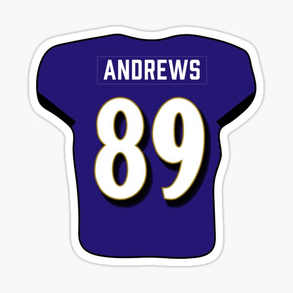 Mark Andrews Purple Name & Number Logo - #89 Football Baltimore