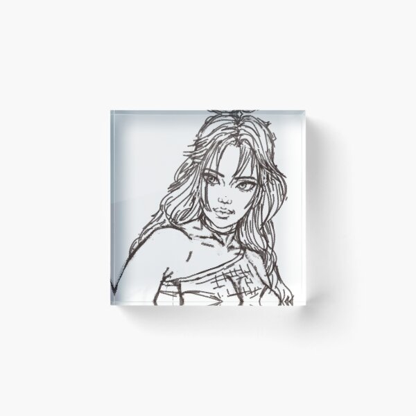 Item preview, Girl sketch 6 designed and sold by purityphoenix.