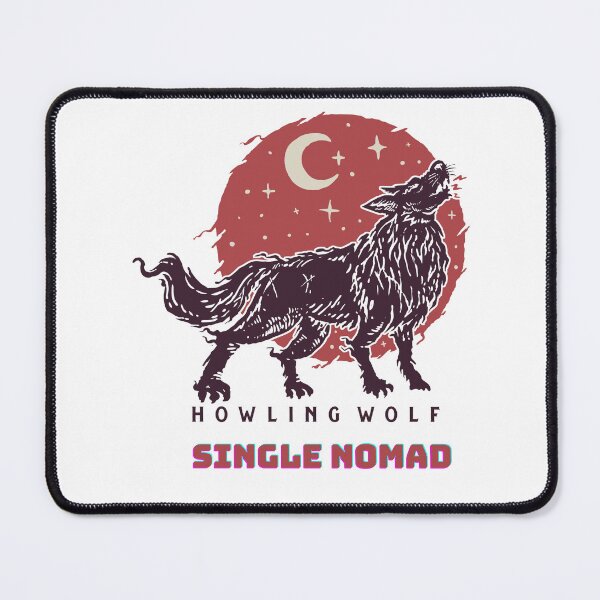 Item preview, Howling wolf designed and sold by Nomadlemontees.