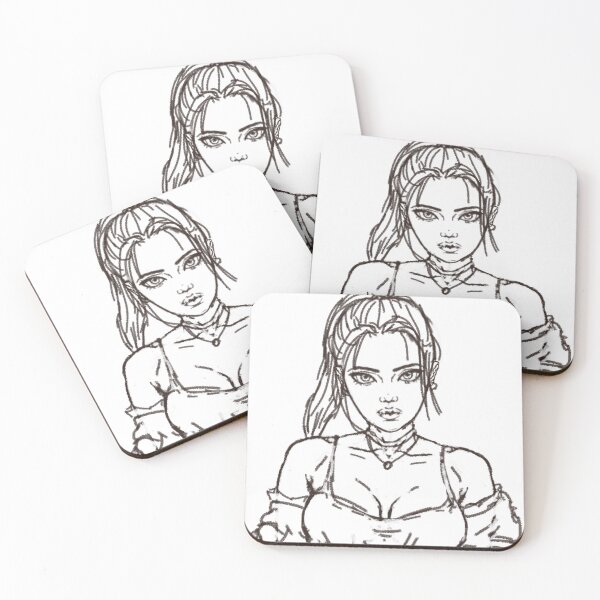 Item preview, Girl sketch 7 designed and sold by purityphoenix.