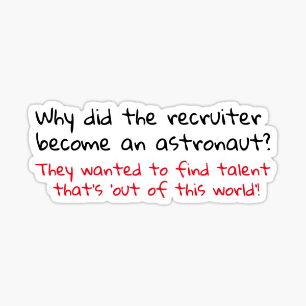Item preview, Recruiter Joke designed and sold by joabaj.
