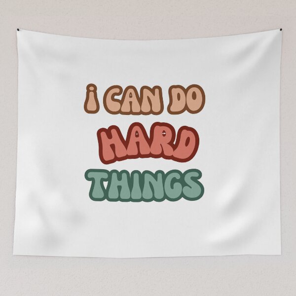 Item preview, I can do hard things designed and sold by fou-design.
