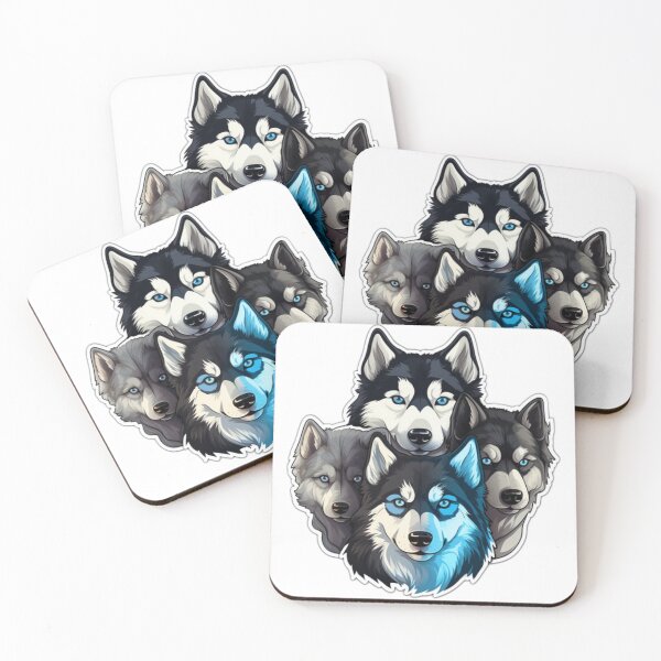 Item preview, Captivating, Enchanting and Charming Siberian Huskies designed and sold by CatDogBin.