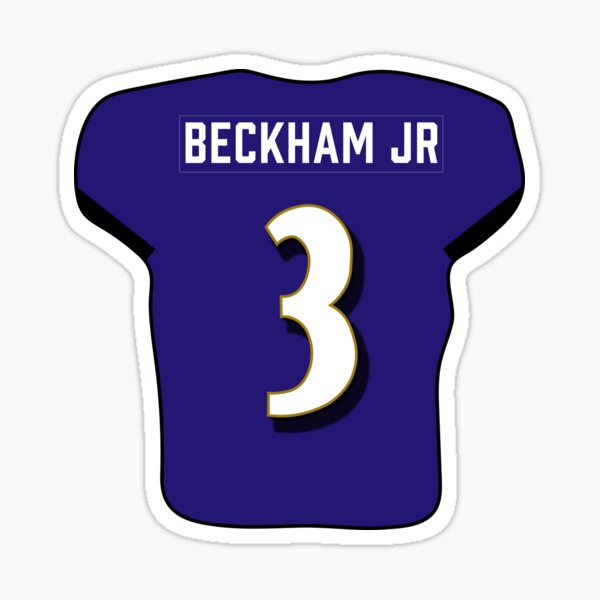 2021 LA RAMS BECKHAM JR #3 NIKE GAME JERSEY (AWAY) M - W/TAGS - Classic  American Sports