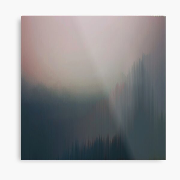 Paysage dans le Brouillard Metal Print