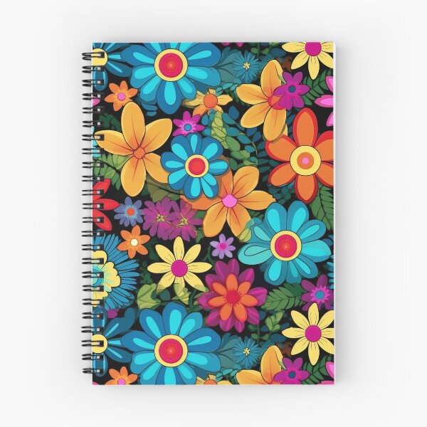 Item preview, Retro 70's Vibe Flowers Pattern designed and sold by PixelPop1.