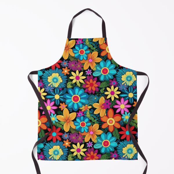 Item preview, Retro 70's Vibe Flowers Pattern designed and sold by PixelPop1.