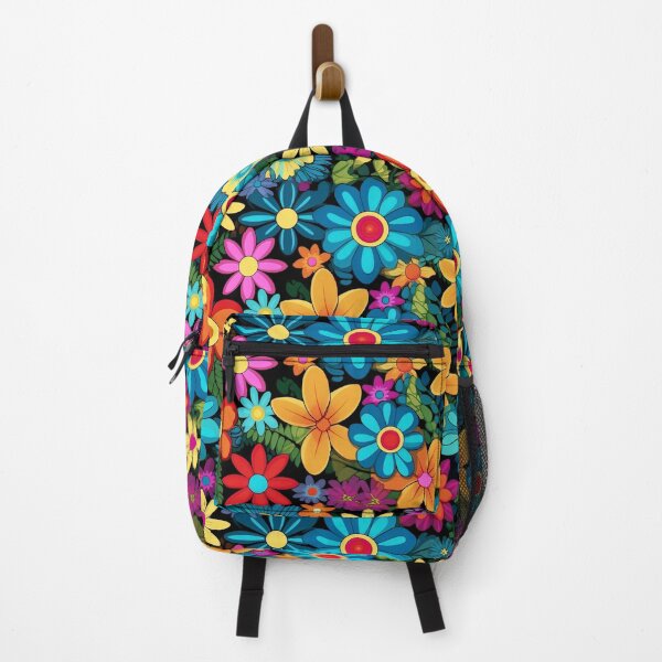Item preview, Retro 70's Vibe Flowers Pattern designed and sold by PixelPop1.