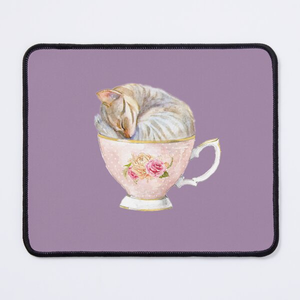 Item preview, pussycat sleeping in my cup designed and sold by Shami23art.