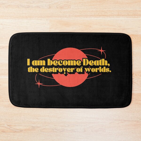 Item preview, I Am Become Death, the destroyer of worlds | Oppenheimer designed and sold by ThirdEyeDesign1.