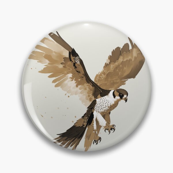 Item preview, Sepia Peregrine Falcon flying — Animals designed and sold by BacalhanzZz.